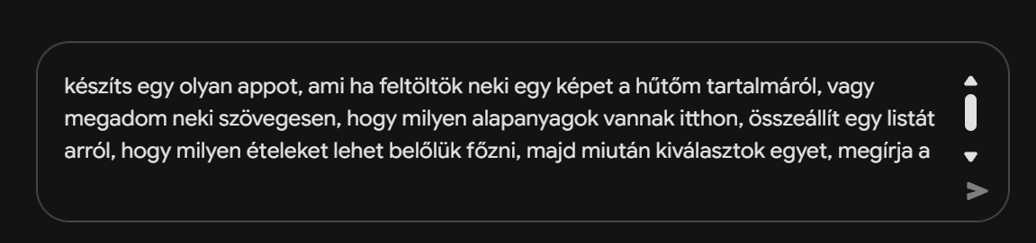 Kepernyokep 2026 02 05 174153 Így készíts mini appot a Geminivel. Útmutató lépésről lépésre
