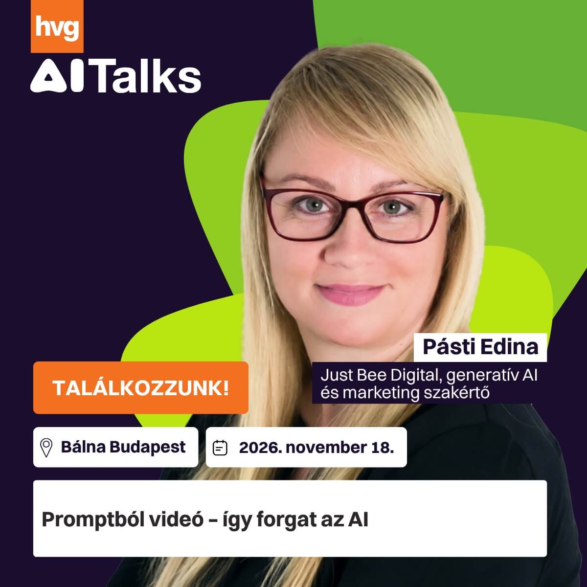 PASTI AI előadás, workshop cégeknek és rendezvényre