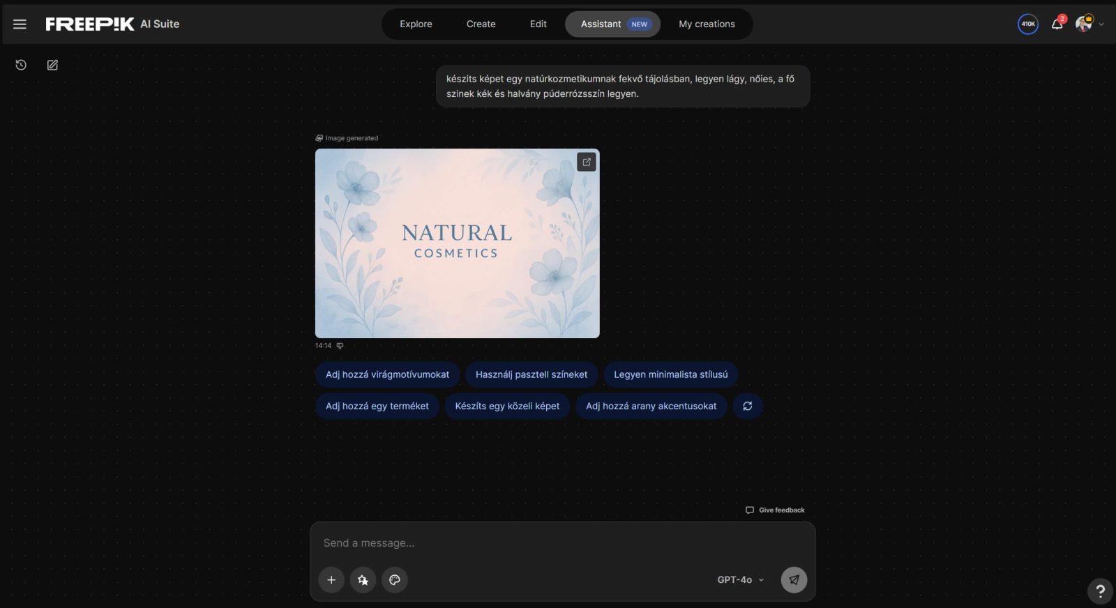 freepik assistant2 Freepik AI: teljes útmutató