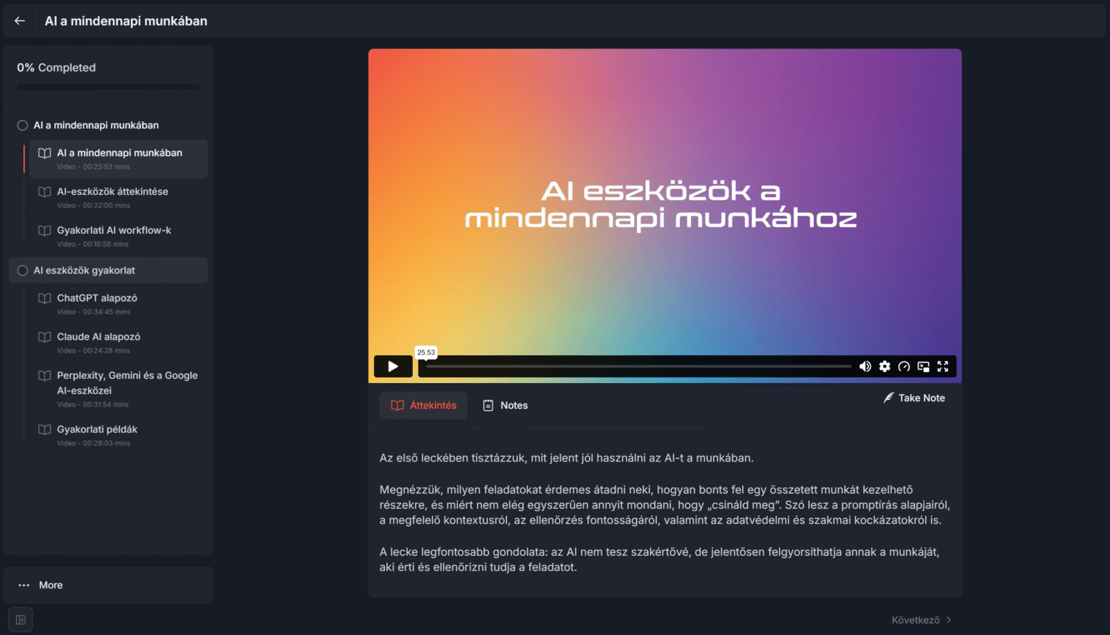 lecke AI a mindennapi munkában